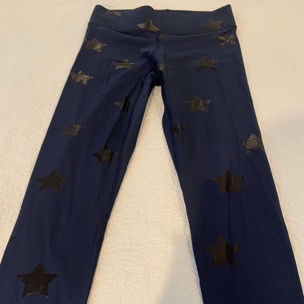 Terez foil star leggings